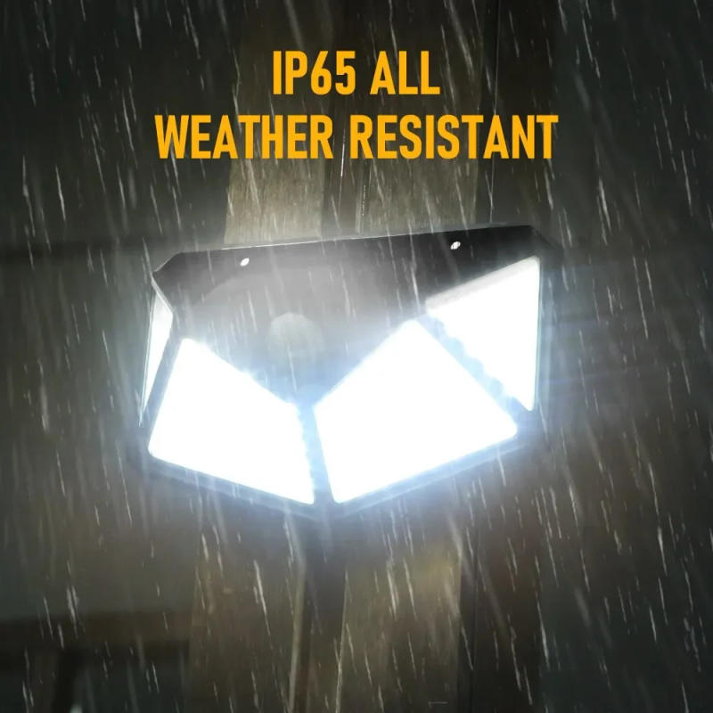 Description Picture 4 of itemSolar Wall Lamp Luminous Motion Sensor Outdoor Garden Courtyard Waterproof Solar Powered Sunlight Street Light 100LED Step Light