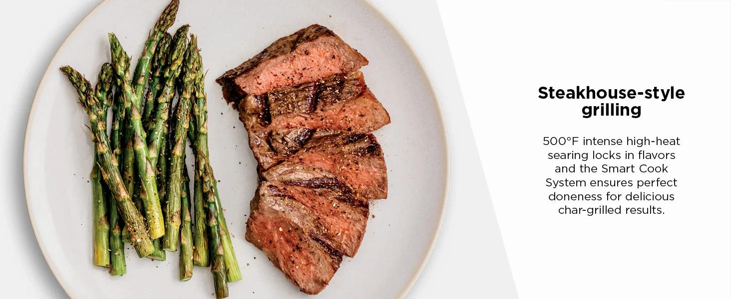 Description Picture 3 of itemIG651 Foodi Smart XL Pro 7-in-1 Indoor Grill/Griddle Combo use Opened or Closed Air Fry Dehydrate & More