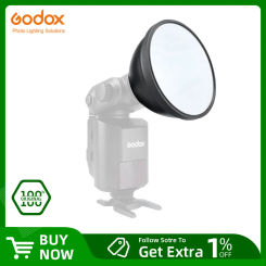 Godox AD-S2 Standard Reflector with Soft Diffuser for WITSTRO Flash Speedlite AD200 AD180 AD360 AD360II Flashes