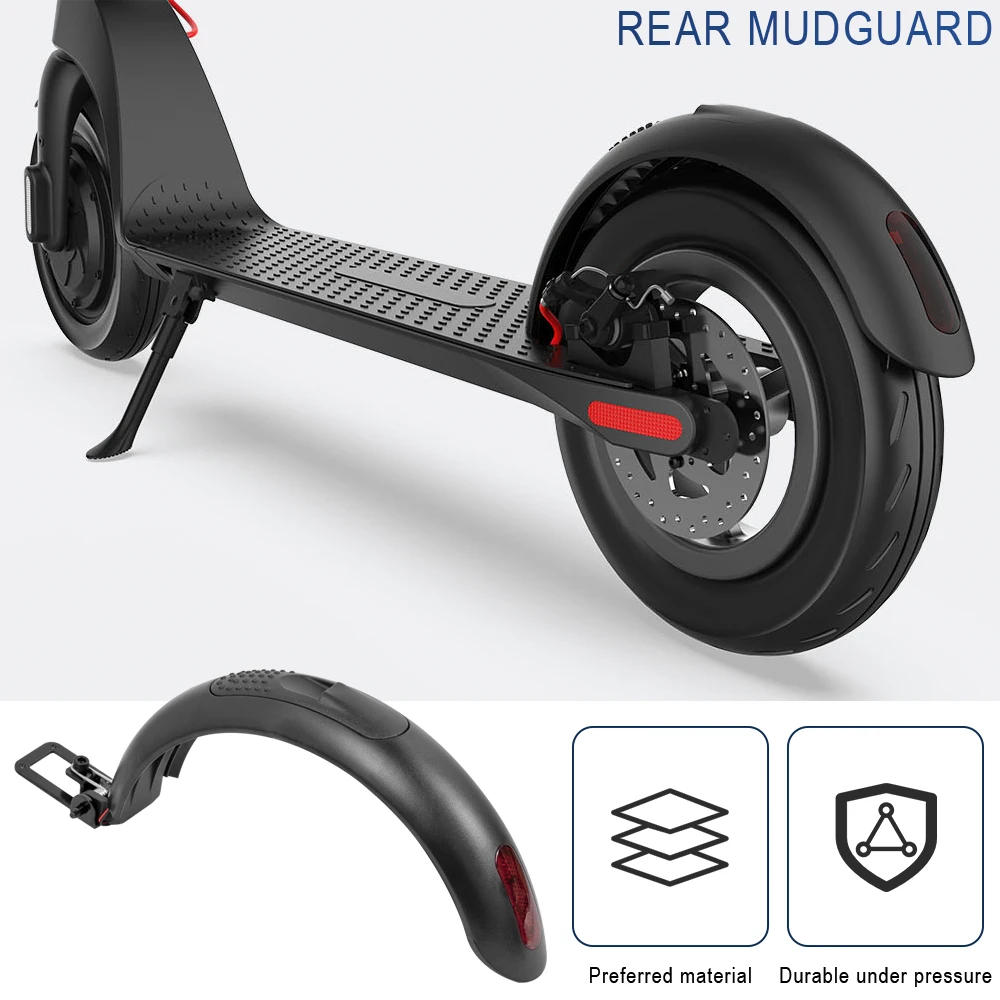 Description Picture 2 of itemRear Wheel Fender  with Light for HX X7 X8 Electric Scooter Rear Mudguard Set Aluminum Alloy Hook Plastic Shell Taillight Parts