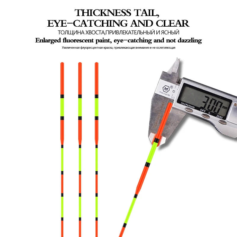 Description Picture 4 of item2pcs/lot Big Loading Lead Fishing Buoys+2 Float Tubes+1 Float Holder+1 Bag Hooks Deep Water Fishing Boya Fishing Accessories