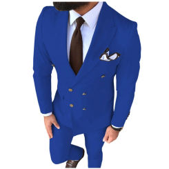 Tailored Made Men Suits 2 Pcs Peaked Lapel Groom Wedding Prom Male Blazer terno masculino slim fit Mens Clothing Jacket Pant