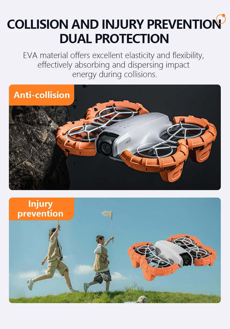 Description Picture 5 of itemSTARTRC For DJI NEO Floating Propeller Guard Bumper Props Protector Buoyancy Anti-collision Ring Landing On Warter Accessories