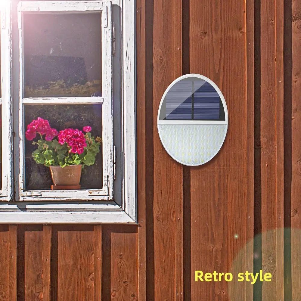 Description Picture 6 of itemOutdoor Solar Light 48LEDS Microwave Auto Motion Sensor Light Super Bright Outside Wall Lamp For Step Stairs Balcony Patio Fence