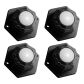 Black rubber ball
