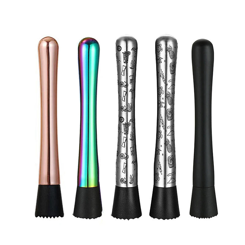 Description Picture 4 of itemStainless Steel Cocktail Muddler and Mixing Spoon Home Bar Tool Set - Create Delicious Mojitos and Other Fruit Based Drinks