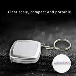 Mini Tape Measures With Keychain Measure 2 Meters Portable Gift Cute Steel Tape Measure Hand Tools Gauging Tools