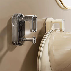 Bathroom Storage Hooks Suction Cups Basin Hooks Wall Mounted Non Perforated Multifunctional Storage Shelves Home Storage