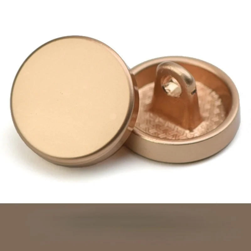 Description Picture 4 of itemHigh Quality 10pcs/pack New Metal Flat Mirror Button Suit Shirt Jacket Jacket Denim Skirt Alloy Hand Stitched Round Buttons