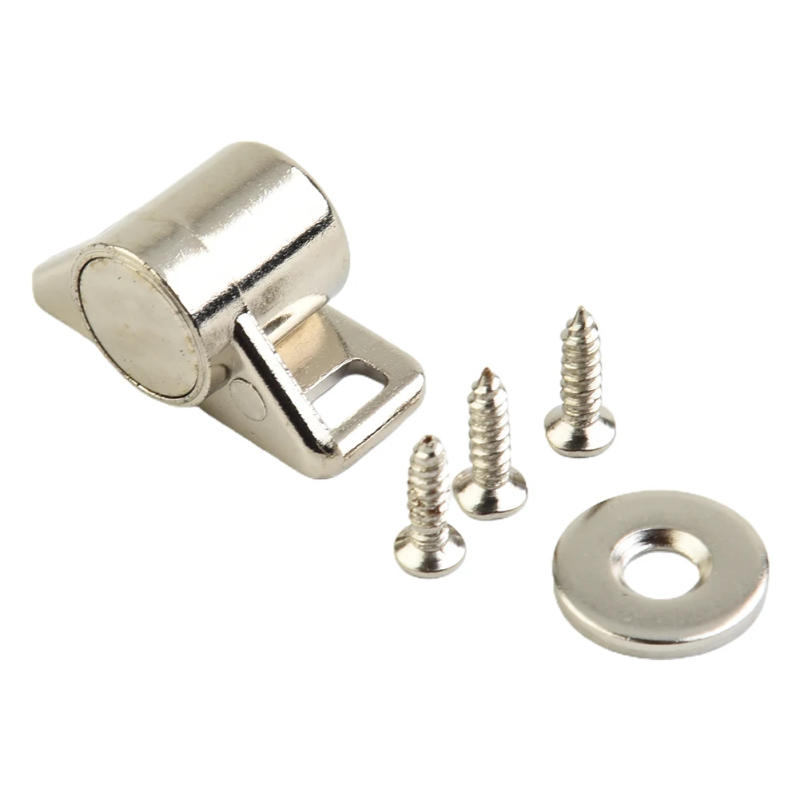Description Picture 2 of item1set Magnet Cabinet Door Latch Furniture Door Clamp Strong Zinc Alloy Magnetic Door Latch For Door Cabinet Closer//