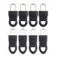 Black Small Big 8pcs