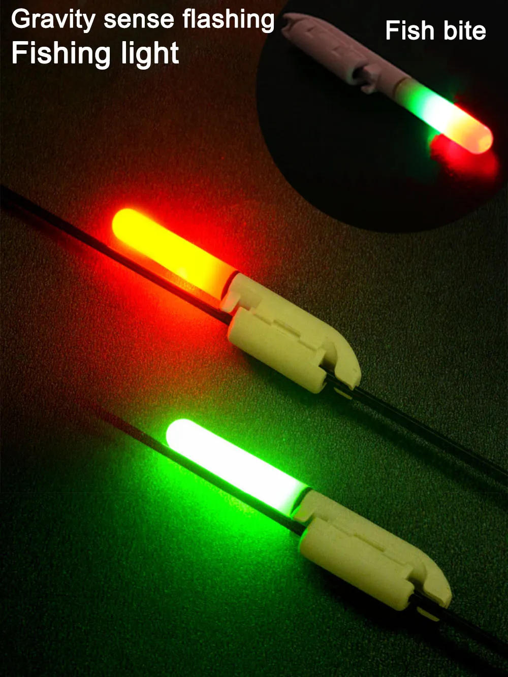 Description Picture 2 of itemElectronic Fishing Light CR425 3.6V Battery USB Charge Rod Sense Strike Indicator LED Stick Pesca Tackle Night Bright Flash Lamp