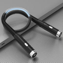 LED Neck Reading Light, Book Light for Reading, Bendable Arms, Rechargeable, Long Lasting, Perfect for Reading, Knitting,Camping