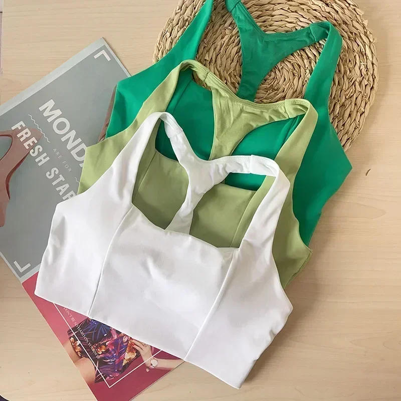 Description Picture 4 of itemLemon Women H-word High Elasticity Shock-proof Sports Bra Fixed Chest Pad Yoga Underwear Fitness Running Sports Vest Top