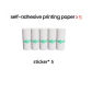 5 Rolls Stickers