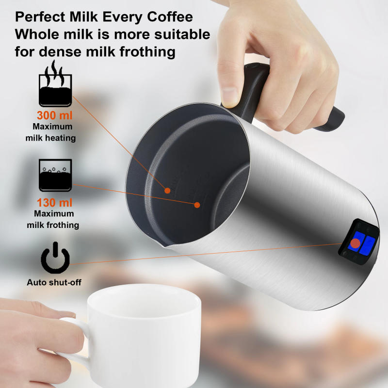 Description Picture 4 of itemCoffart By BioloMix Upgraded 4 in 1 Coffee Milk Frother, Automatic Milk Warmer Cold/Hot Latte Cappuccino Chocolate