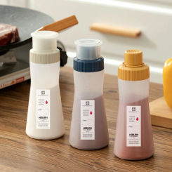 350ml Kitchen Flour Salt Condiment Squeeze Container Baking Sugar Coffee Powder Shaker Salads Sauce BBQ Spice Dispenser Bottle
