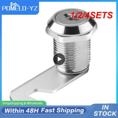 1/2/4SETS Cylinder Locks Door Cabinet Mailbox Padlock Drawer Cupboard Box Lock With 2 Keys Cam Locks For Furniture Hardware