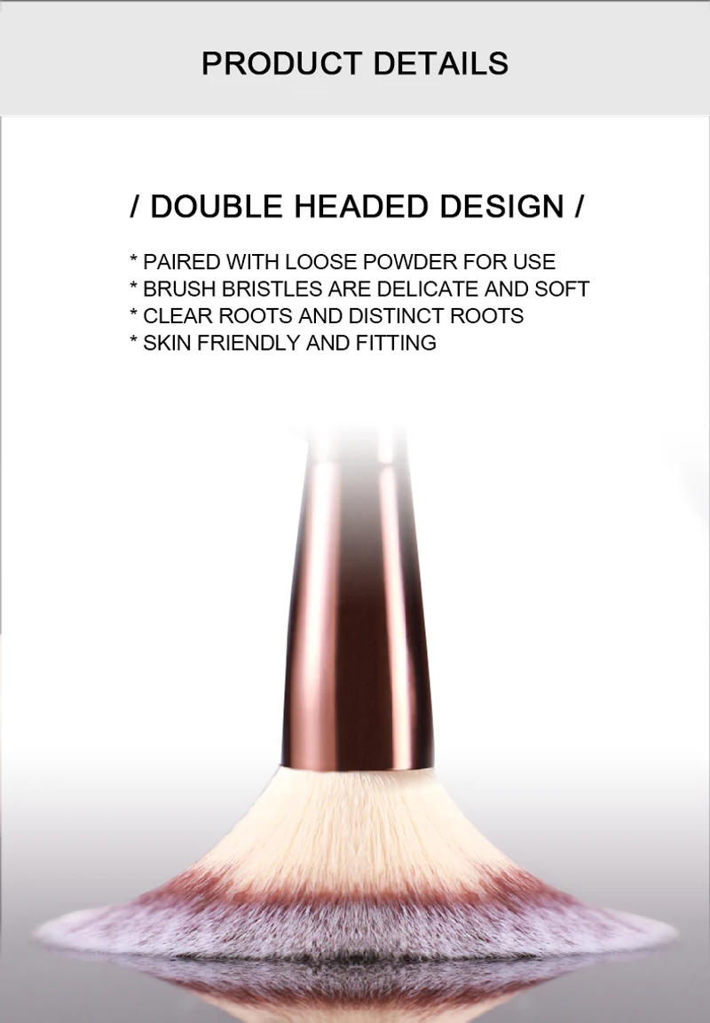 Description Picture 3 of itemHourglass Makeup Brush- No.18 Veil Powder Brush Soft Fiber Hair Double Head Powder Fashion Design Single Face Brush