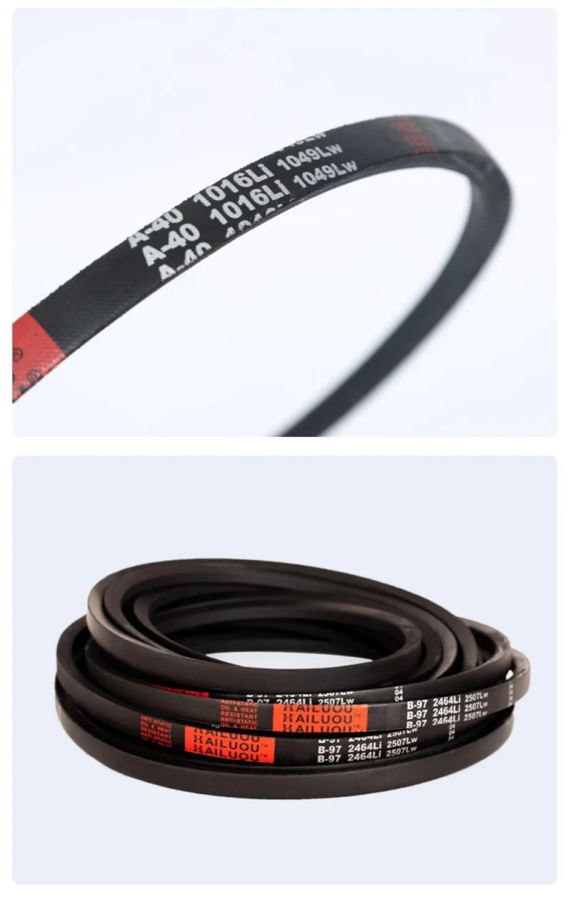 Description Picture 4 of itemA-Type British Rubber V-Belt A-24/25/26/27/28/29/30/31mm Mechanical Transmission Belt Metric System Low Elongation