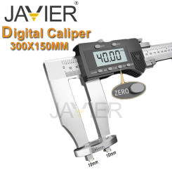 300mm long jaw digital caliper heavy duty digital vernier caliper 0-300mm with long jaw 150mm long digital slider caliper