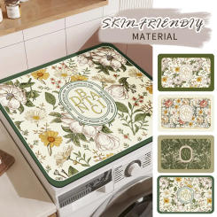 Washing Machine Dust Cover Anti-skid Kitchen drain Pad Refrigerator oven Dustproof Pad Super Absorbent Mat