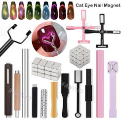 29Types Nail Art Magnetic Stick Cat Eye Nail Magnet Love Heart Effect Crocodile Pattern Water Ripple Cat Eye UV Polish Manicure