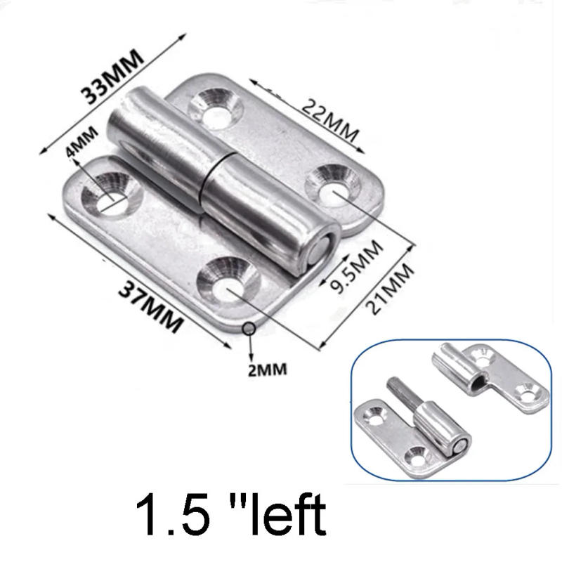 Description Picture 2 of itemDetachable Hinge Slip Joint Flag Lift Off Detachable Door Stainless Removable Furniture Cabinets Hinge Heavy-duty Swing Hinge