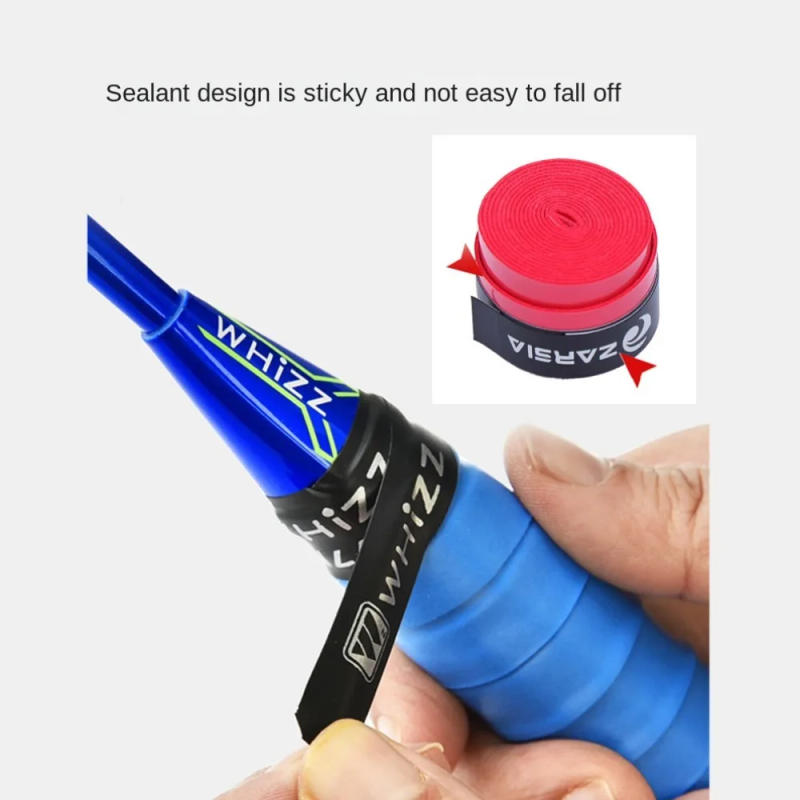 Description Picture 4 of itemAnti Slip Tennis Racket Sweatband Grips Padel Shock Absorption Grip Tape Training Accessories