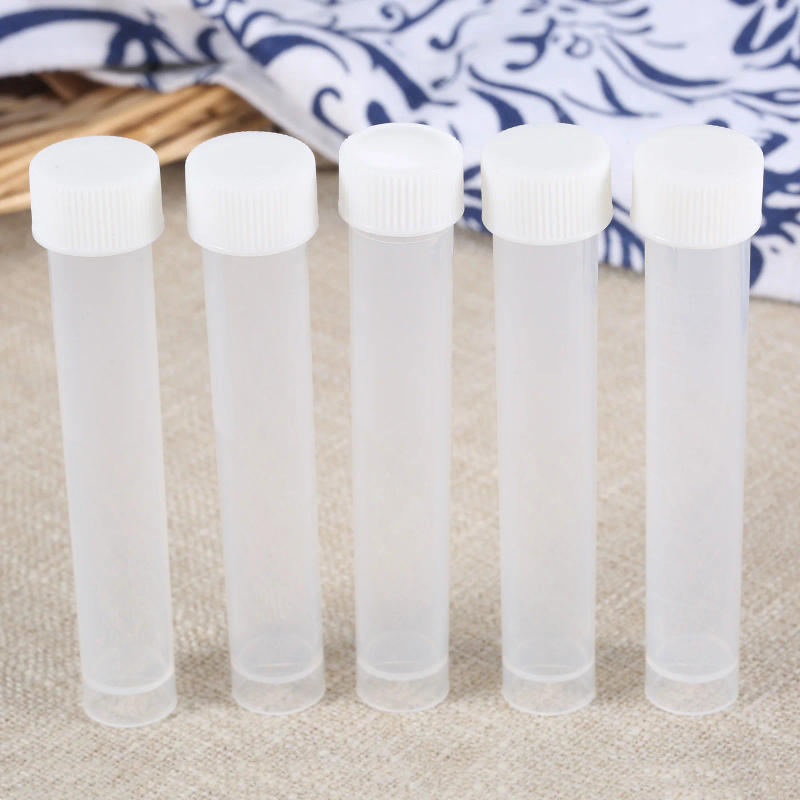 Description Picture 5 of item5pcs Transparent Sewing Needle Storage Tube Plastic Bead Pins Bottle Button Sequin Container Box Holder Felting Cross-stitch DIY