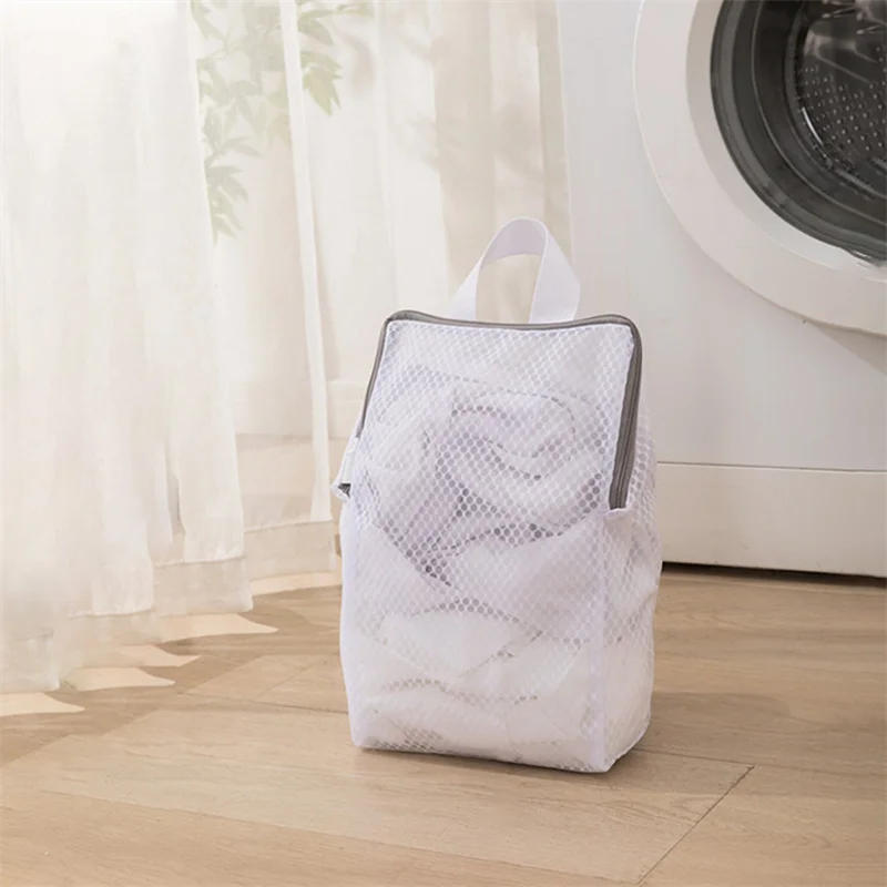 Description Picture 5 of itemMesh Zipped Laundry Bag Polyester Net Anti-Deformation Underwear Bra Clothes Mesh Bags For Home Washing Machines