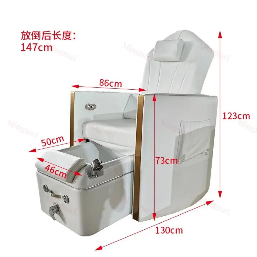 Description Picture 2 of itemBeauty Cover Pedicure Chair Electric Luxury Detailing Tattoo Pedicure Chair Recliner Equipments Poltrona Pedicura Home Furniture