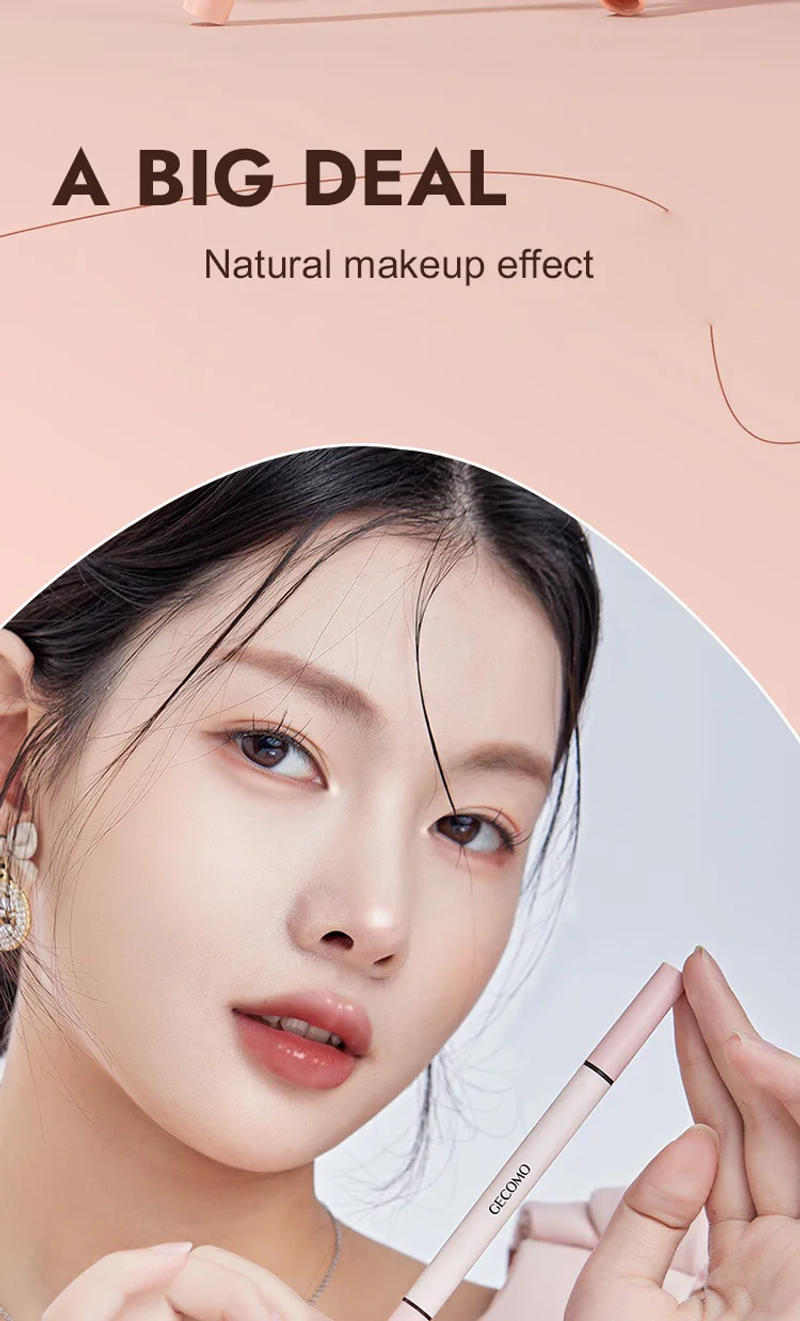 Description Picture 3 of itemGECOMO Double-ended Lying Silkworm Pencil with 0.01mm Eyeliner Shimmer Eyeshadow Makeup