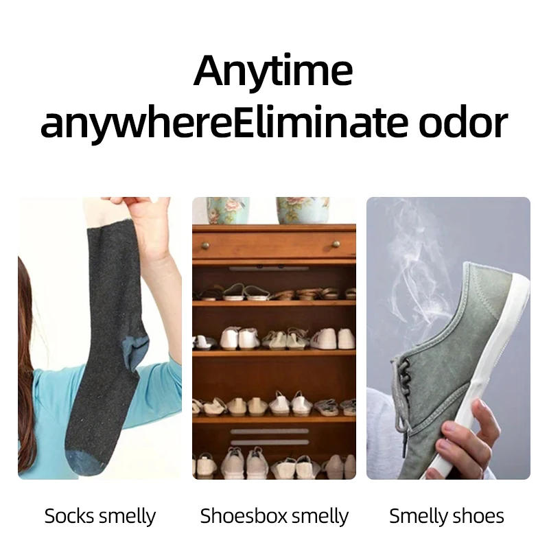 Description Picture 3 of itemShoe Socks Odor Removal Spray Feet Care Footwear Deodorant Antiperspirant Shoes Stink Remover Foot Odor Perfume Freshener