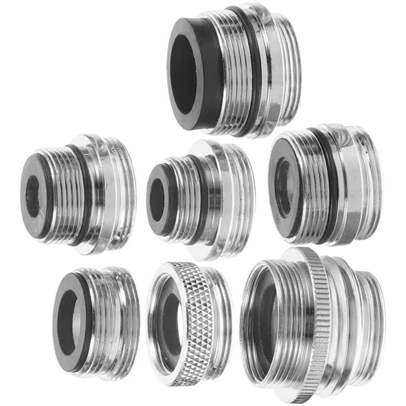 Description Picture 5 of item7Pcs Faucet Adapter Kit Water Filter Faucet Connector For Bathroom Sink To Hose Portable Water Kitchen Garden Tools Accessories