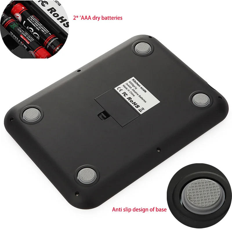 Description Picture 6 of itemFood Weight Scale Digital Kitchen Scale 15kg/1g Stainless Steel Electronic Coffee Balance Smart Weight Scales for Cooking Baking