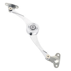 Lid Lift Up Stay Buffer Damper Folding Hinges Lid Stays with Soft Close Stop in Any Position for Wardrobe Cabinets Door