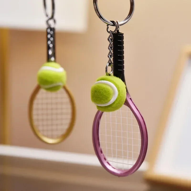 Description Picture 3 of itemSporting Goods Mini Tennis Tennis Rackets Keychain Creative Advertising Pendant Promotional Activities Promotional Small Gifts