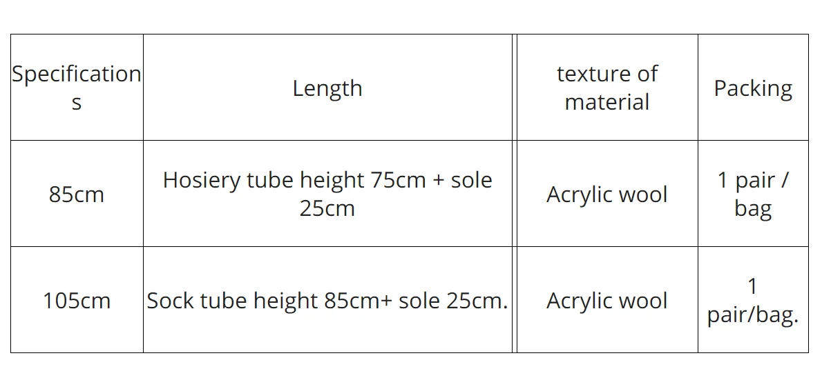 Description Picture 2 of item105cm Harajuku Women Thigh Thigh Stockings Winter Leg Warmers Over Knee Socks Sexy Extra Long Stockings Leg Pile Thick Socks