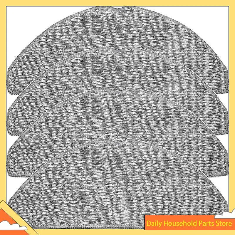 Description Picture 6 of item4 Pack Mop Cloths Replacement Part For Eufy L60 Robot Vacuum Cleaner, Microfiber Mop Pad Washable Mop Cloths Accessories HOT!
