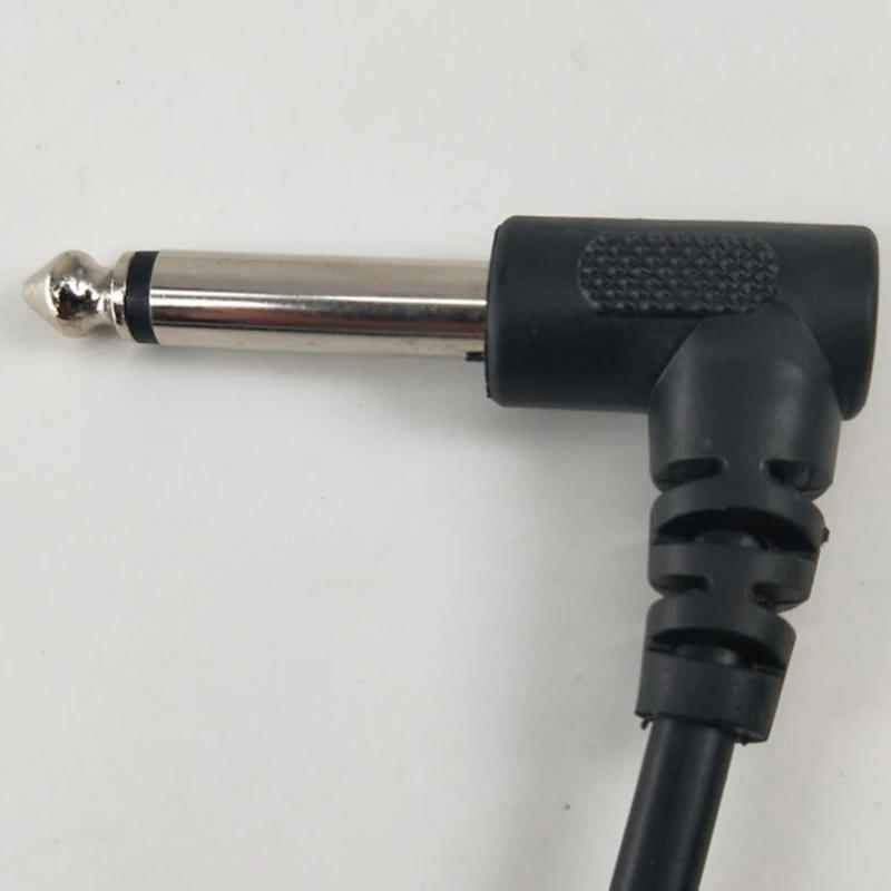 Description Picture 3 of item10ft 6.35mm Electric Guitar Cable Instrument Cables Straight to Right Angle Amp Cord 3Meter for Keyboards Effectors