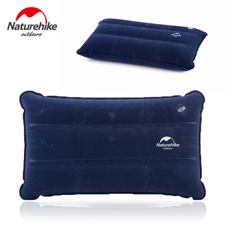 Description Picture 6 of itemInflatable Pillow Travel Air Pillow, Air Pillow Neck, Small Square Suede Air Pillow, Suitable for Hiking, Beach, Camping, Trave