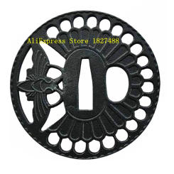 Dragonfly Theme Tsuba Iron Guard For Japanese Sword Samurai Katana//Wakizashi/Tanto Knife HandGuard Customized Fittings