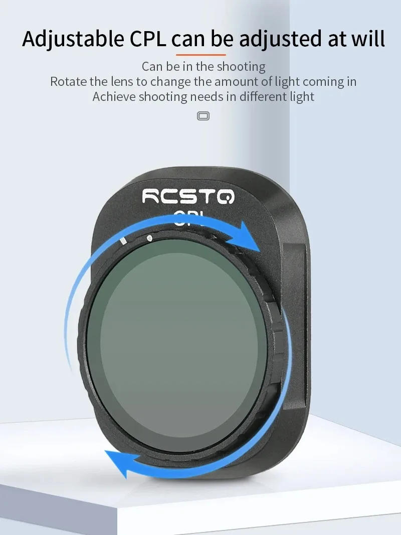 Description Picture 6 of itemRCSTQ Camera Lens Filter For DJI Mini 4 Pro ND Filter Drone Set UV CPL ND8 ND16 ND32 ND64 ND/PL For DJI Mini 4 Pro Accessories