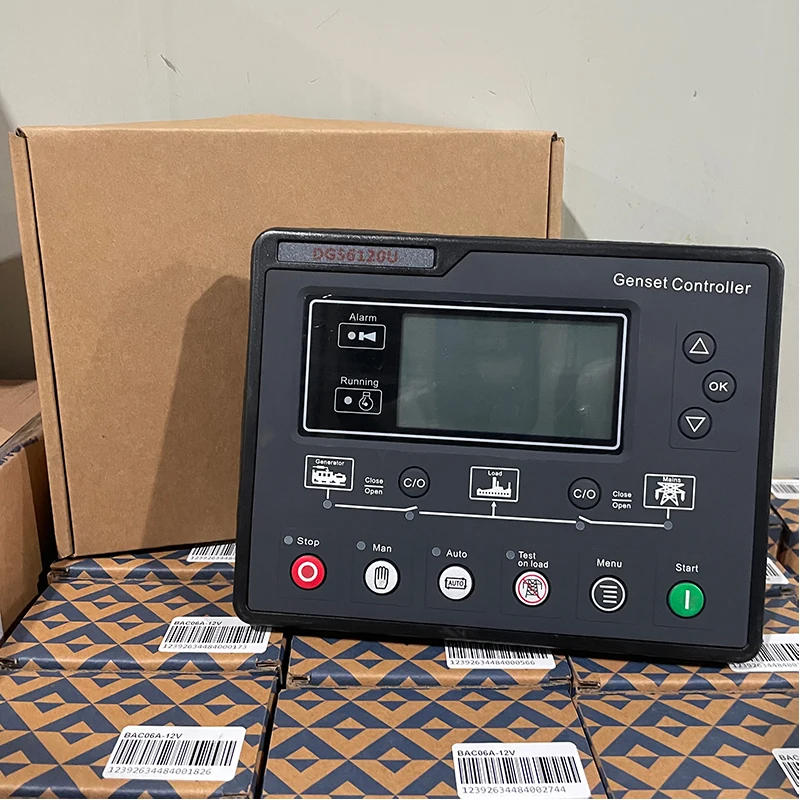 Description Picture 4 of item6110U 6120U diesel generator controller AMF automatic start stop control module panel generator parts replace Smartgen HGM6120N