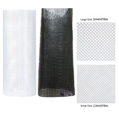 Plastic Weaving Mesh Cloth For Bag Making DIY Sewing Handcraft Bags Weaving Material Latch Hook Bags Made Plastic Grid Hook