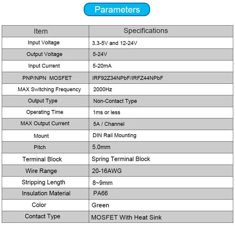 Description Picture 4 of itemSingle Chip Microcomputer PLC Signal Amplifier Board Input and Output NPN/PNP Isolation With Heatsink Cooling Fin