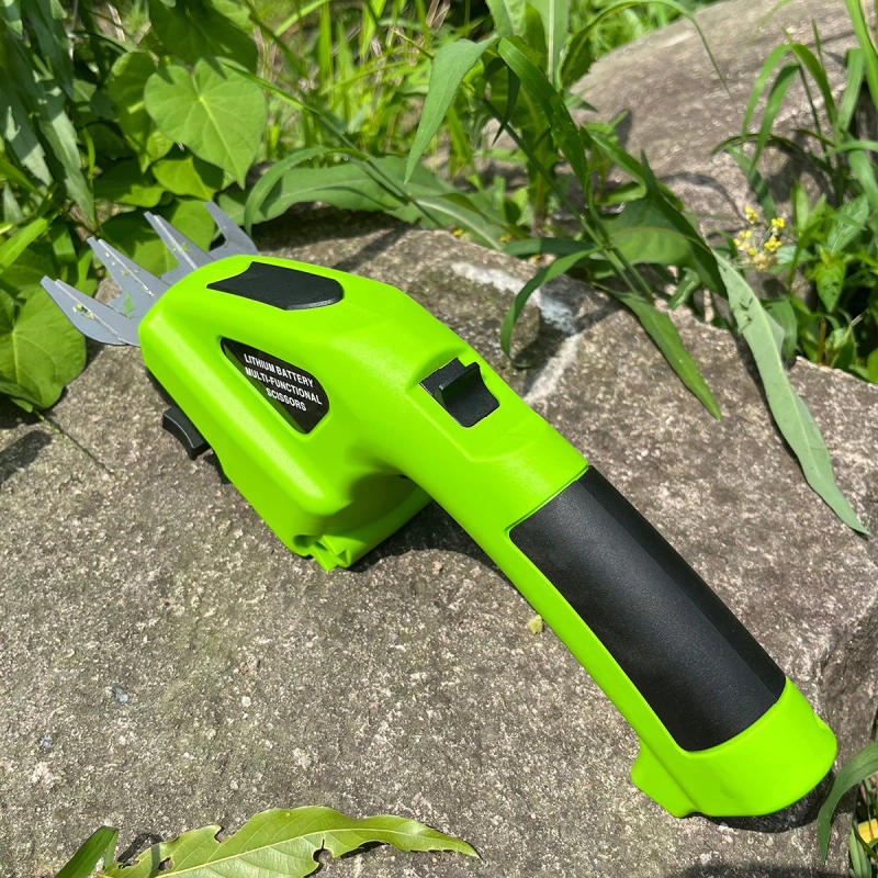 Description Picture 5 of item2 In 1 Cordless Electric Hedge Trimmer Rechargeable Handheld Household Lawn Shrub Weeding Pruning Mower Garden Tools