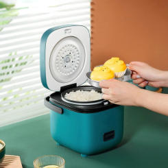 New High-Quality Efficient and Versatile Compact Mini Multicooker - Convenient Smart 1.2L Rice Cooker with Non-Stick Coating for