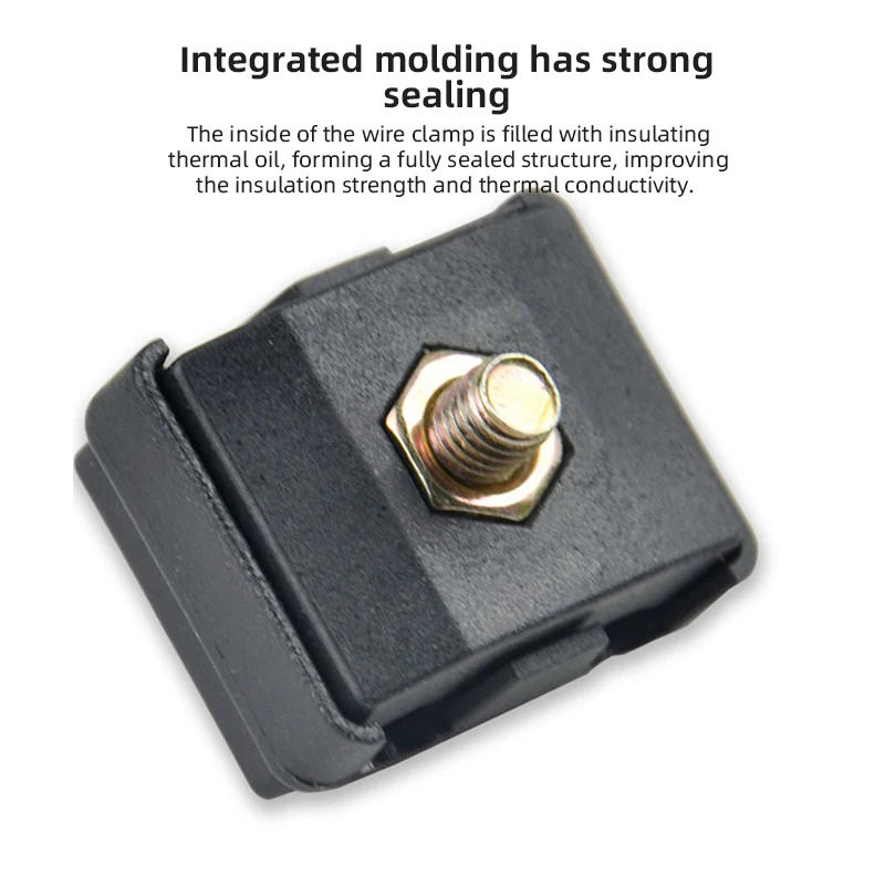 Description Picture 5 of item50A Insulated Puncture Wire Clip 400V Break-proof T-shaped Terminal Splitter Wire Clamp Connector Suit for 0.75-6 Square Wire